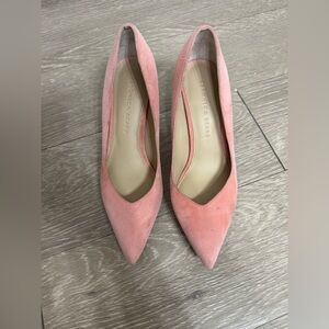 Veronica Beard Pink Suede Pointed Toe Stiletto Pumps Size 7